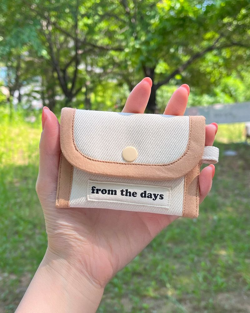 【MADE】Fabric Mini Card Wallet - S