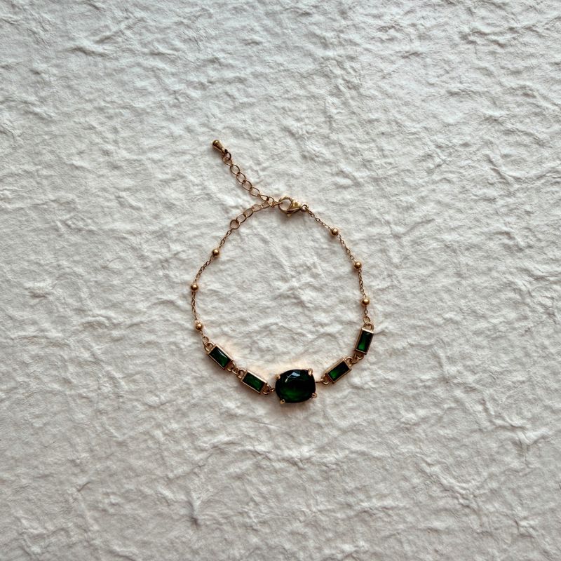 Deco Emerald Bracelate
