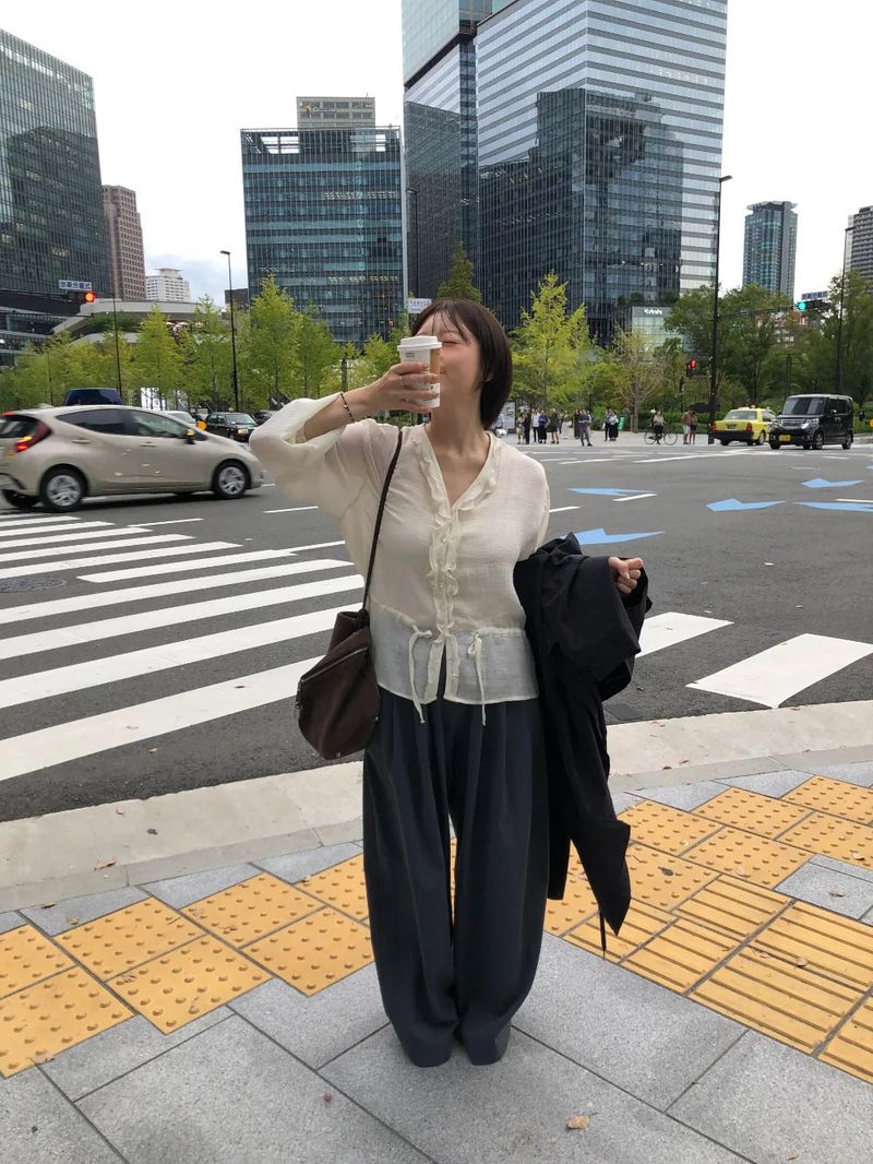 Ruffle blouse