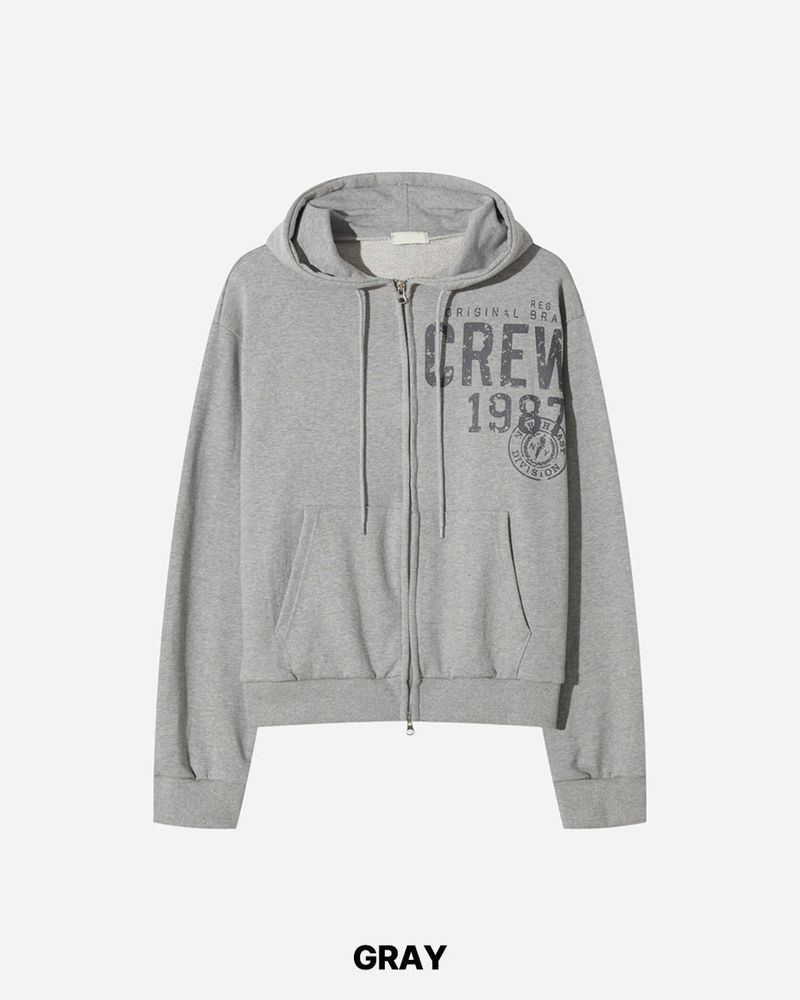Sub Crop Hoodie Zip-up