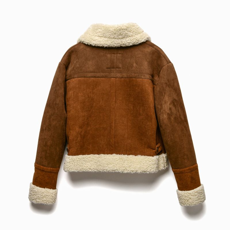 [LINE] Stitched Shearling Mustang