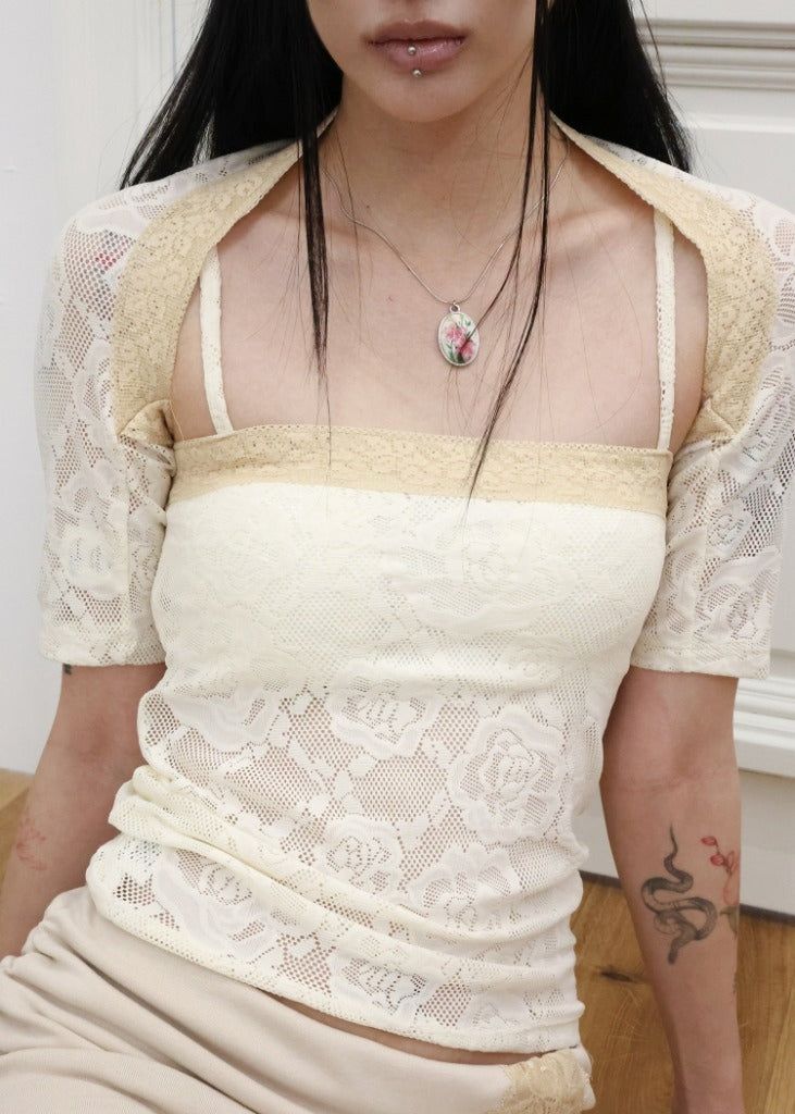MIAE（ミアイ）の「[香] ピンクリリーネックレス（アクセサリー）」