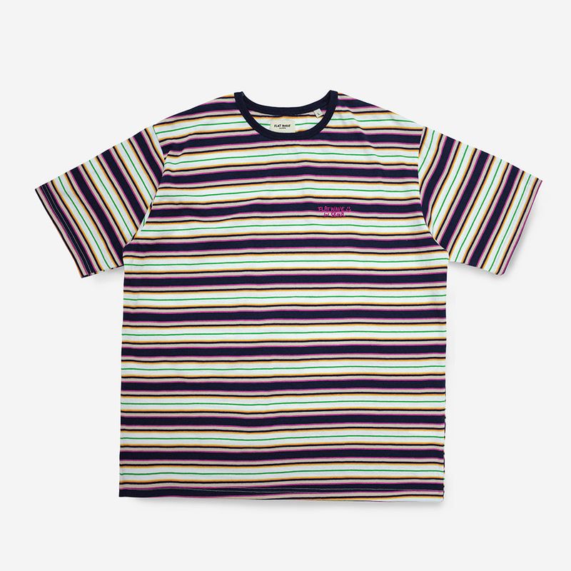 Dazzy Stripe T-Shirt Navy
