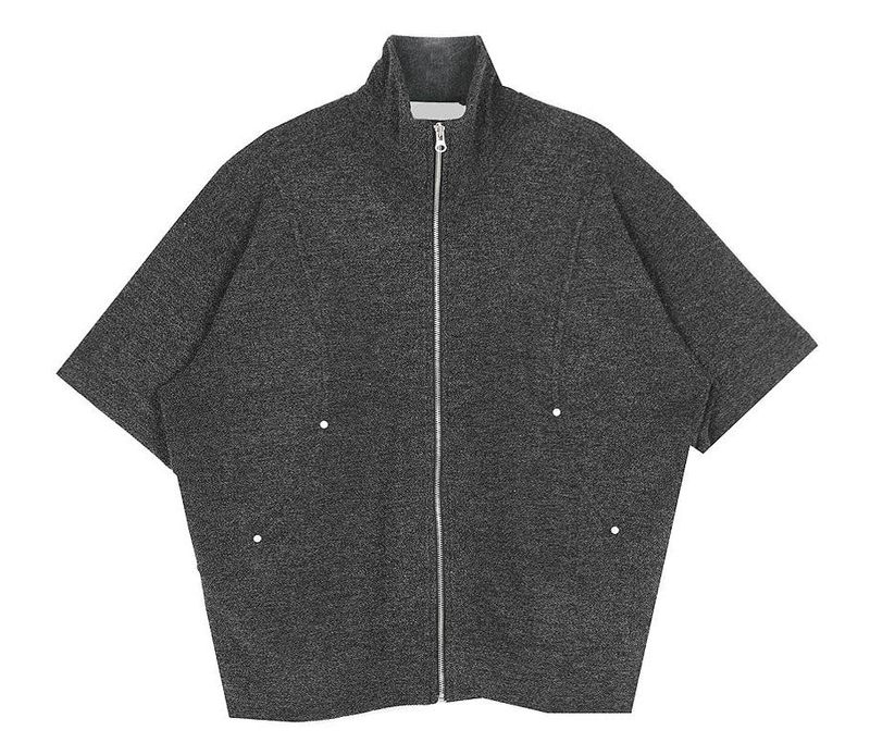 No.0758 K point half KNIT ZIP-UP (6color)