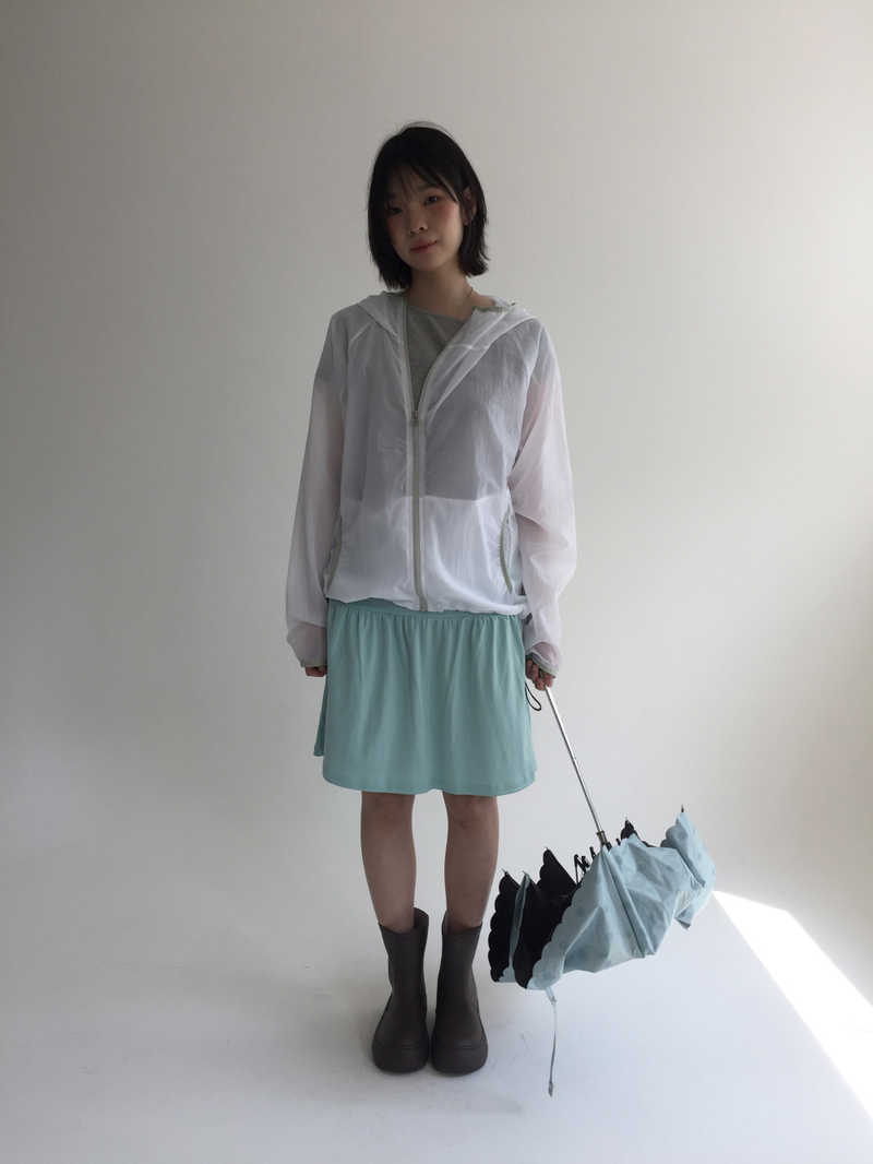 Block layer windbreaker (5color)