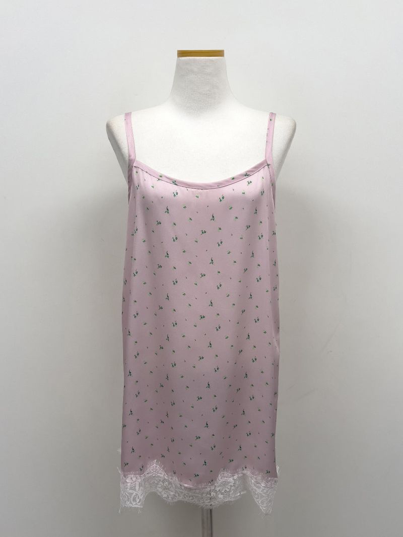Flower Satin Layered Bustier One Piece