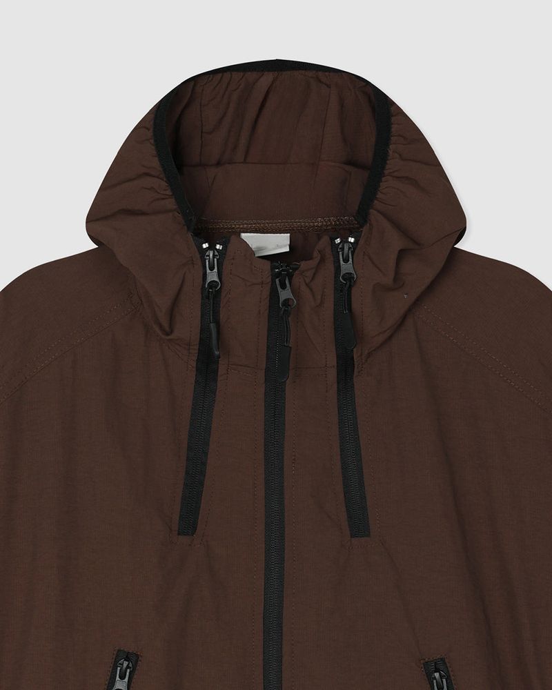 CALVET Zip-Up Hooded Windbreaker