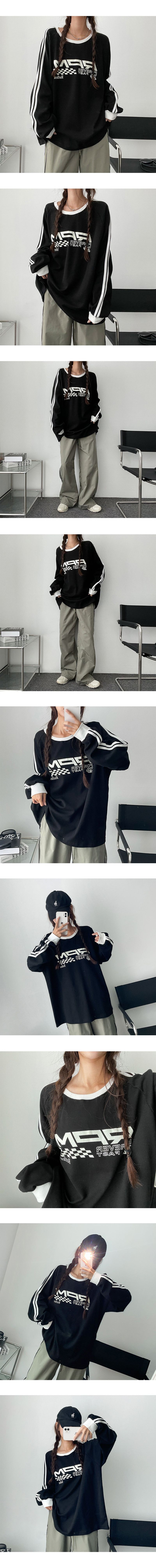 Lace RPM Double-Line Coloring Sweatshirt