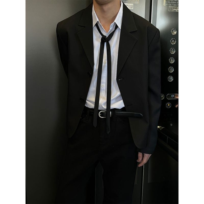 [S/S] Minimal crop blazer(2color)