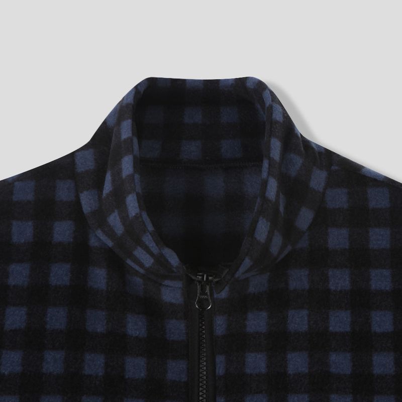 Dock Checked Fleece Zip Up