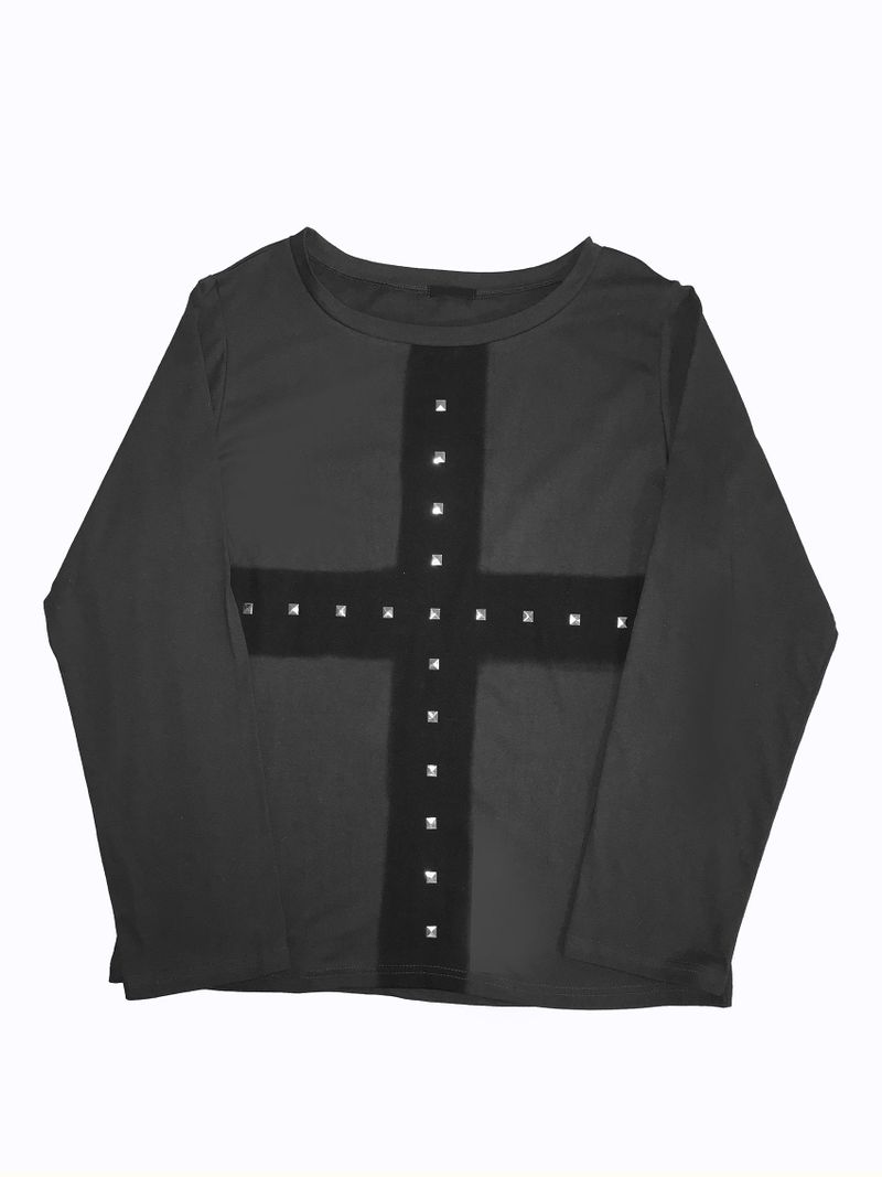 pinter bless cross loose top(2 color)