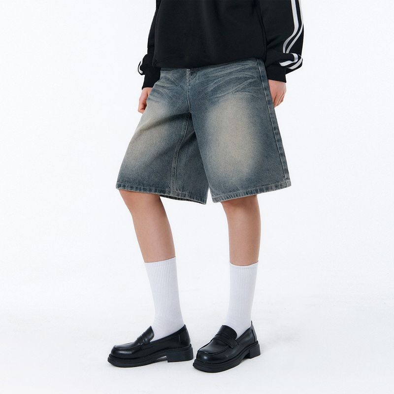 RANDOMOFF（ランダムオフ）の「BTB : WAVE WASHING BERMUDA SHORTS [BLUE CORE] [UNISEX]（Pants）」