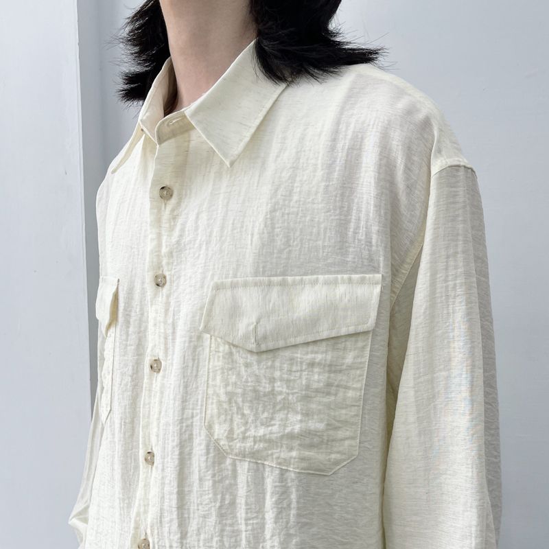 Urban Crinkle Flap Pocket Shirt