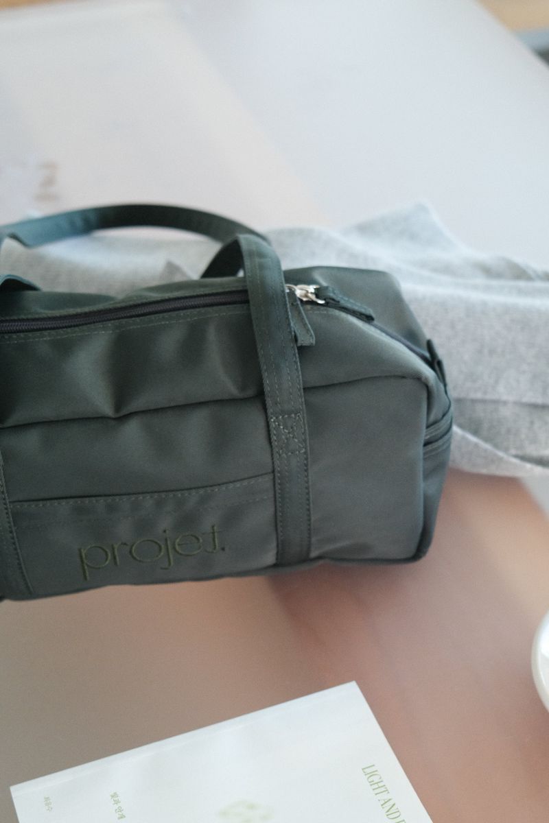 compact duffle bag (deep green)