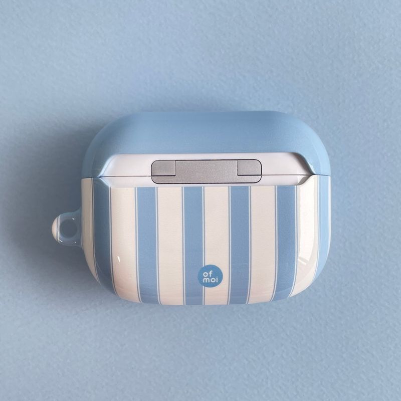 ofmoi（オブモイ）の「クラウドストライプ光沢エアポッツハードケース（スマホグッズ/小物）」