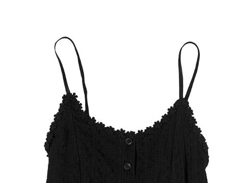 Charo Flower Punching Lace Bustier One Piece