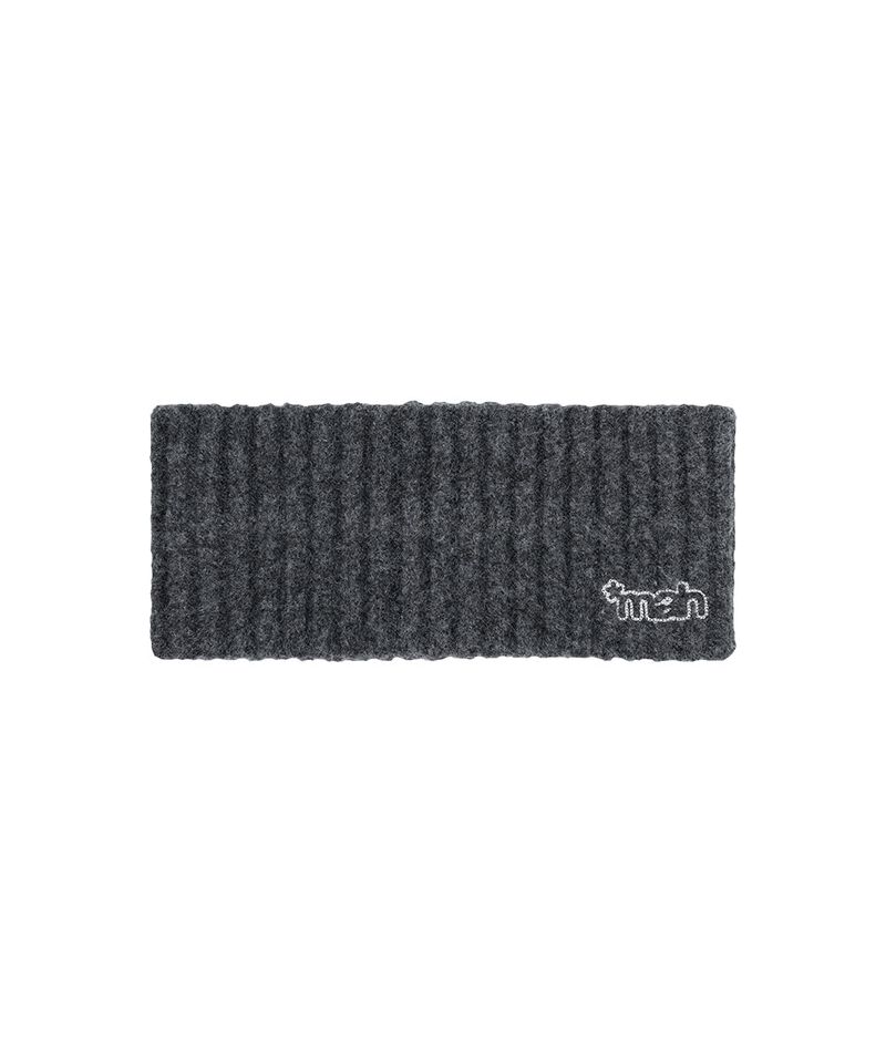 KNIT HAIR BAND_CHARCOAL