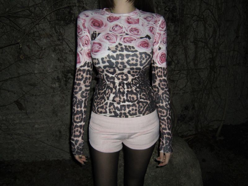 TTSTUDIO(ティーティースタジオ)の「Flower leopard-T(Tops)」