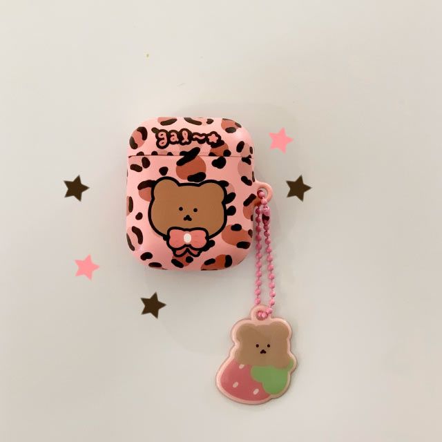 Chanibearの「Gal leopard Airpods Case (pink)(Smartphone Accessories)」