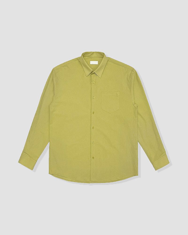 Formal Cotton Washed Oversized Shirt