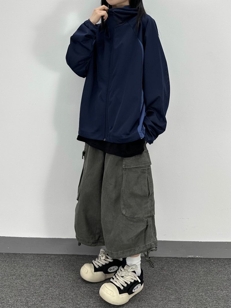 cool mesh summer zip-up