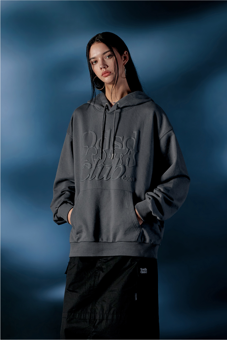 ODDSTUDIO（オッドスタジオ）の「ODSD Embossing Logo Oversized Fit Hoodie（Tops）」