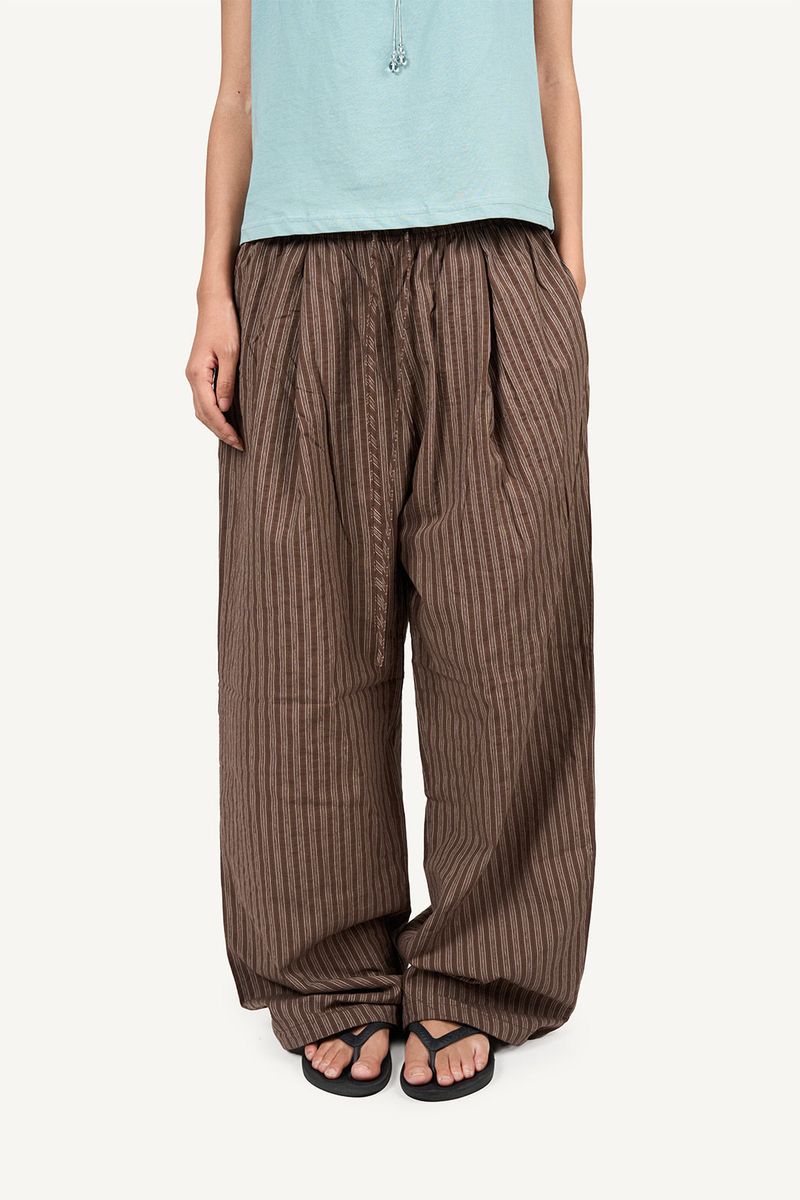 Raucohouse（ラウコハウス）の「Pinstripe Banding Pants（Pants）」