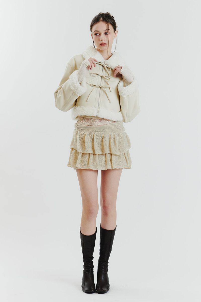 LUCY MUSTANG JACKET cream