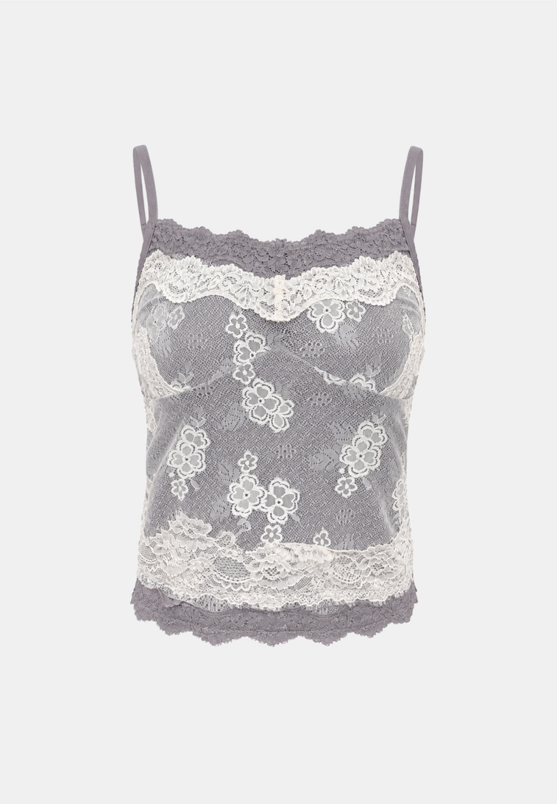 Claire Lace-Layered Cardigan Set