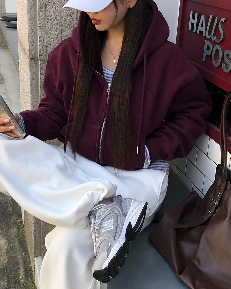 [ORIGINAL] Tibet 2-Way Cropped Hood Zip-Up