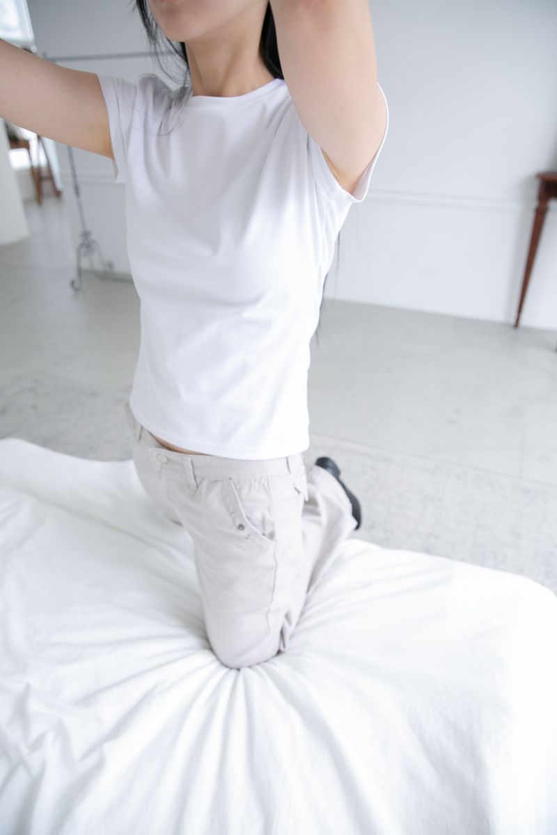 omoosoohy（オムスヒ）の「clean short sleeve half top(3colors)（Tops）」