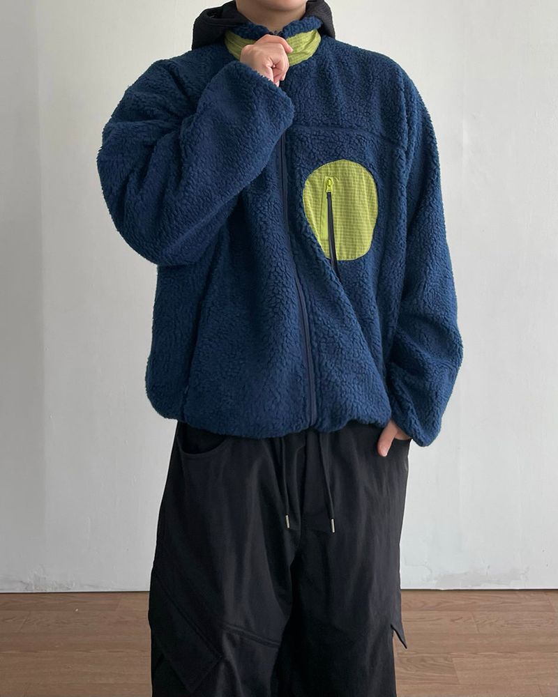 Reversible Dumble Fleece Jumper