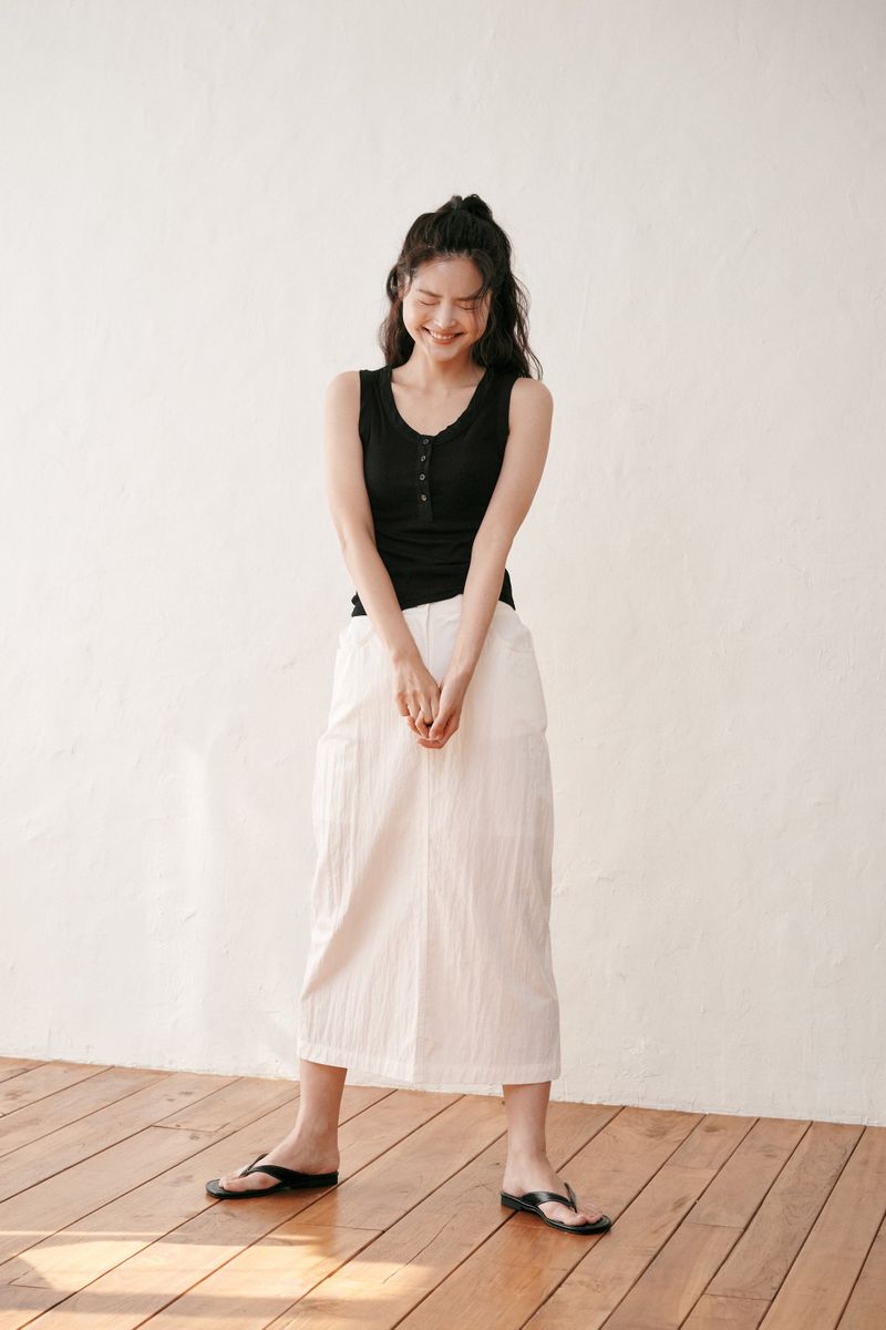 Botton sleeveless (Beige)