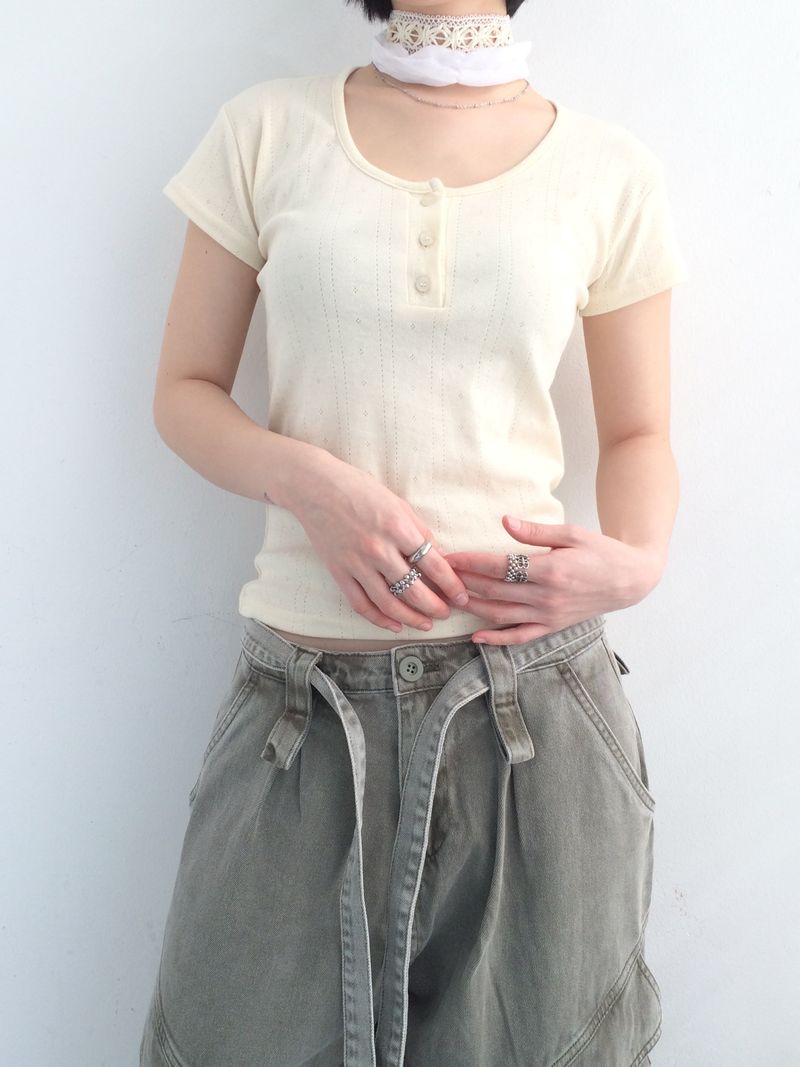 Pocket cargo strap pants