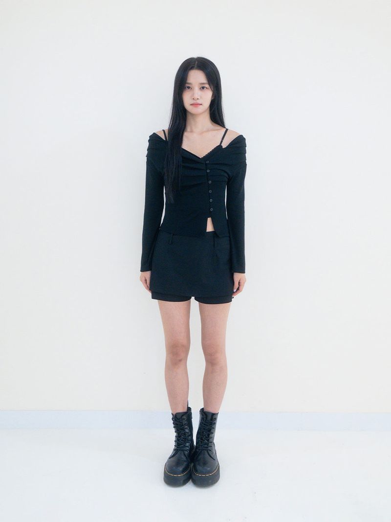Rin cardigan set (Black)