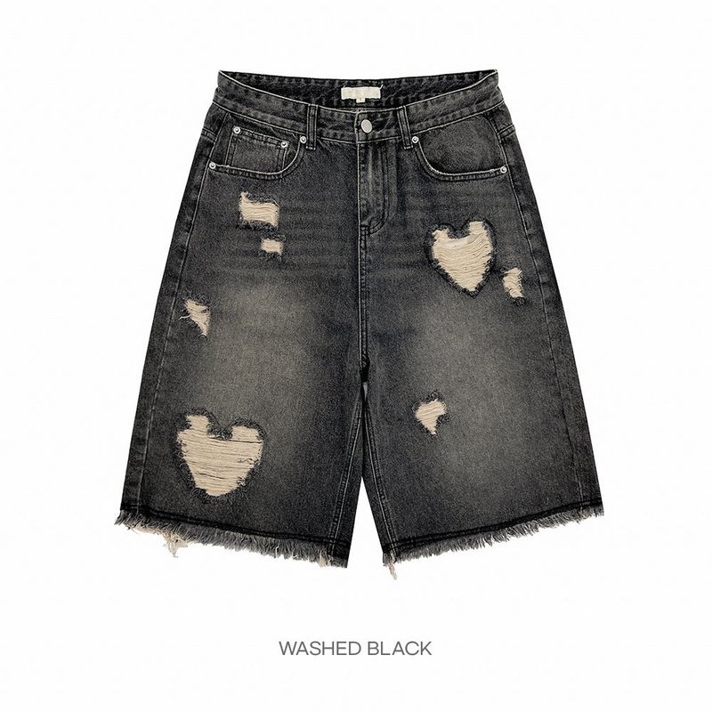 Skurd heart bermuda pants -2C