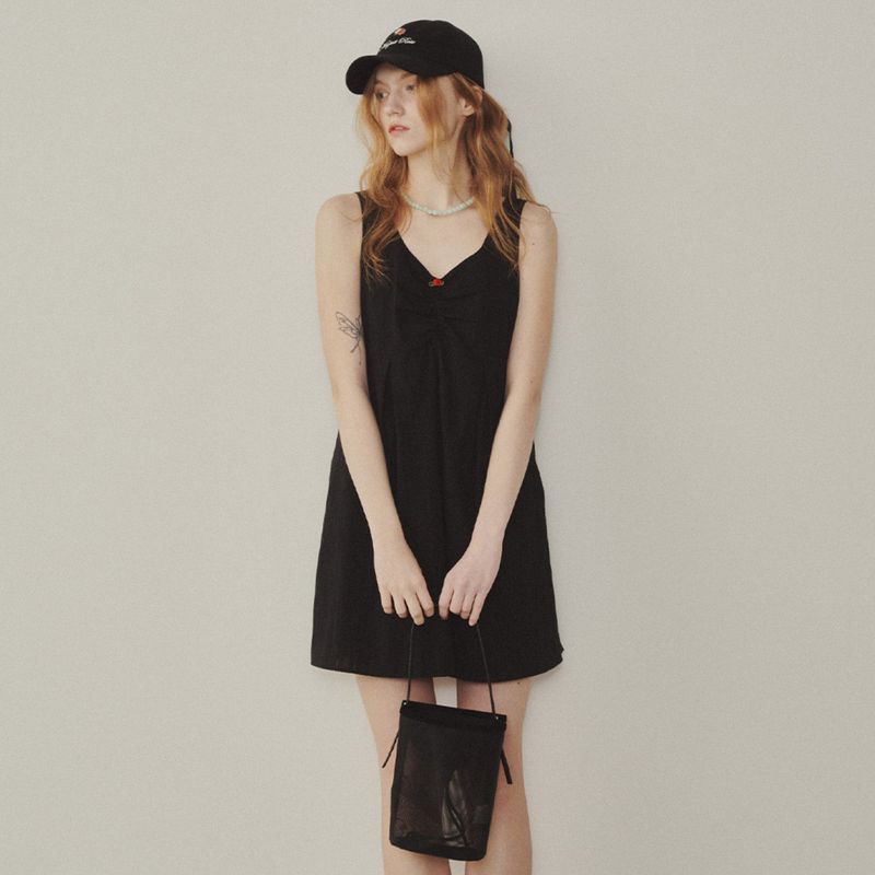 Rose Embroidery Mini One-piece