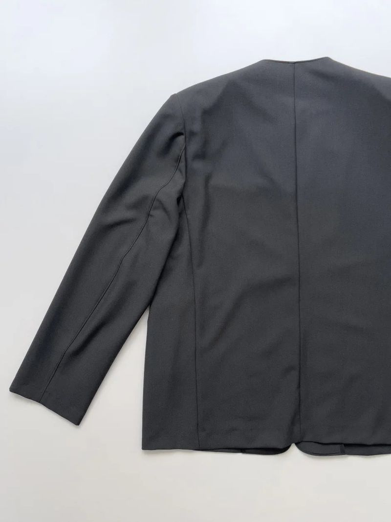 Dawson Slit Collarless Over Fit Jacket