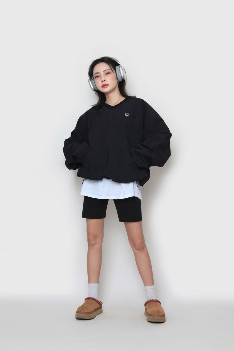 Anorak Warm-up String Sweatshirt