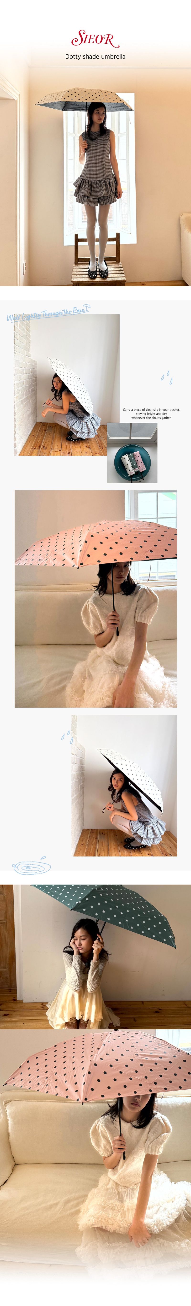 [UV Protection] Dotty shade umbrella_3colors