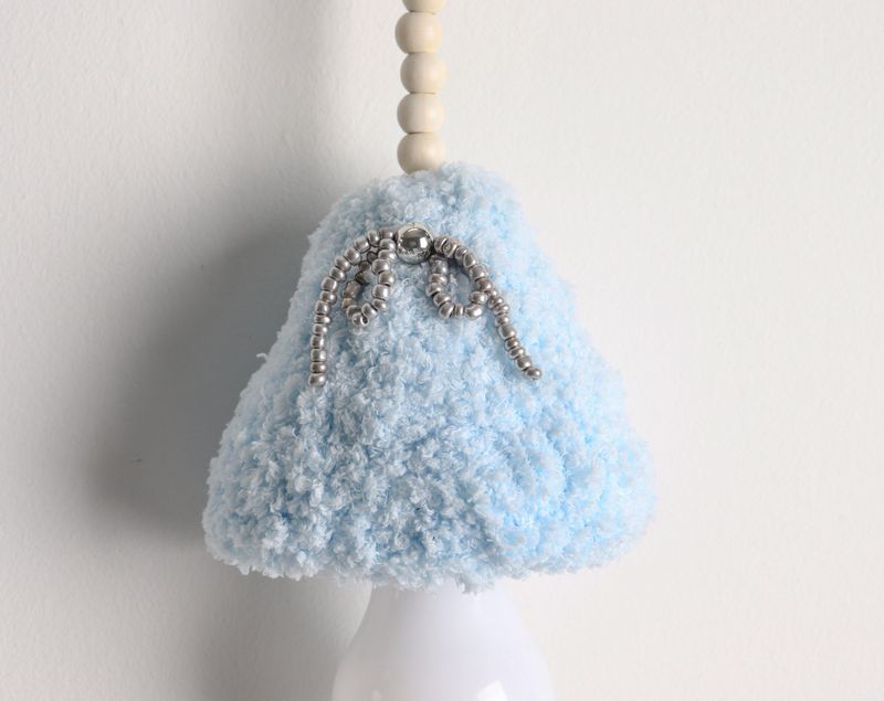 sky blue soft ribbon light