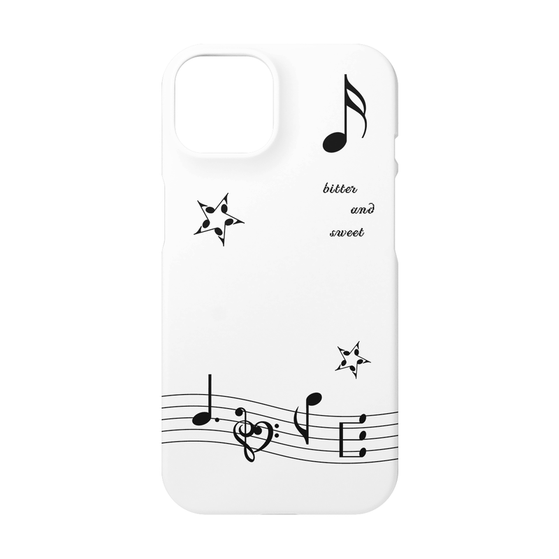 mi ❤︎ littleboutique（ミ❤︎リトルブティック）の「LOVE melody Hard Case - WHITE（Smartphone Accessories）」