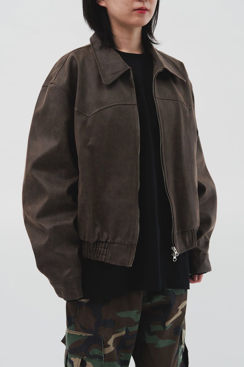 Curio Cracked Jacket (3color)