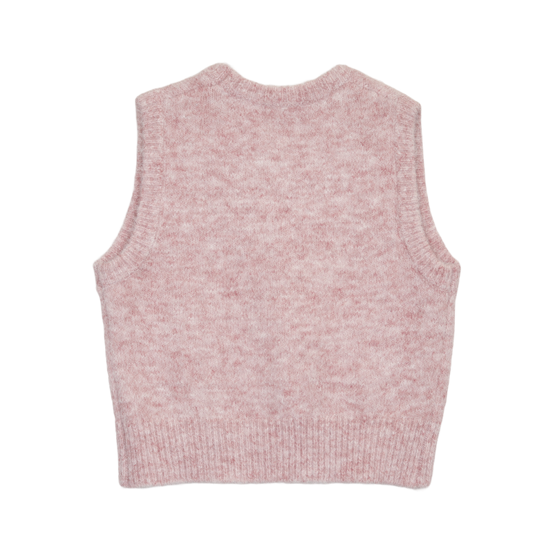 FLUFFY KNIT VEST (2 COLORS)