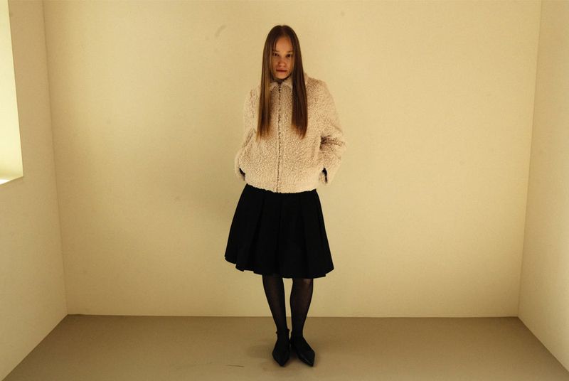 Snowflake fur jacket
