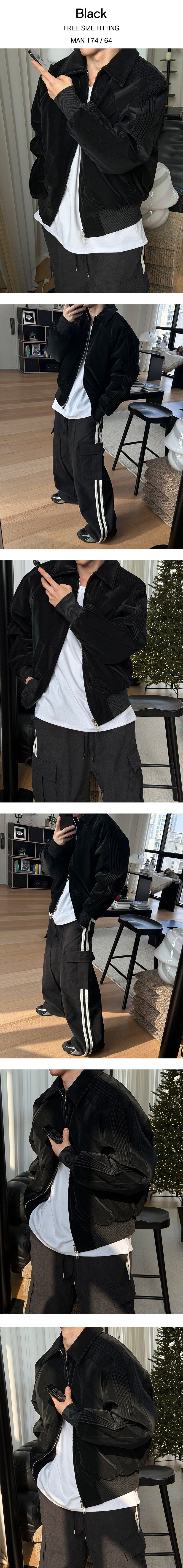[HEAVY OUTER] Glossy padded ma-1 jumper(3color)
