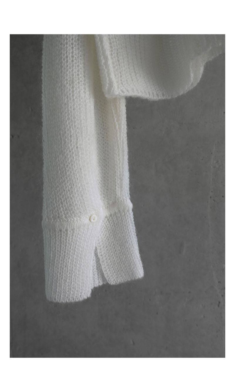 Lily kid mohair cardigan (2C)