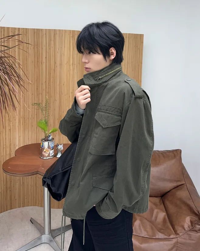 Rendered washed field jacket