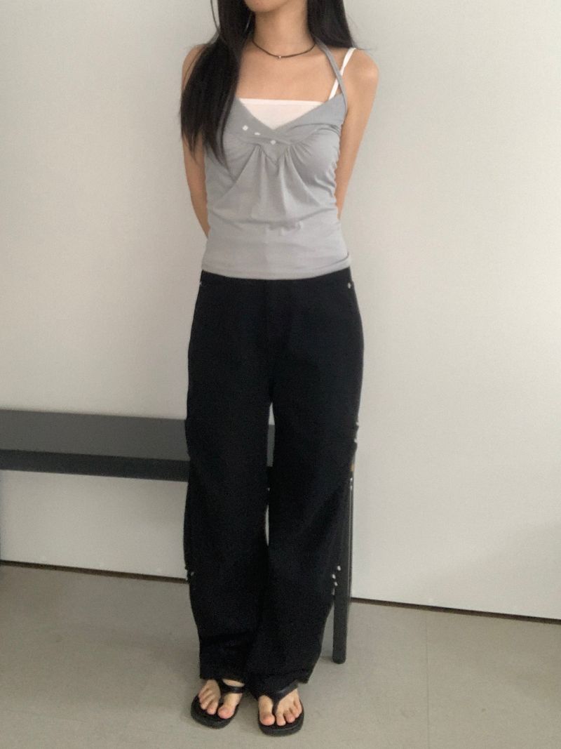 [~2XL] ハワード サイドリベットパンツ