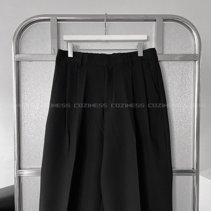 CR Clock Two-Tuck Wide Pants (2 colors)